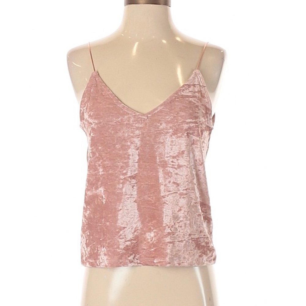 Velour Crop Top